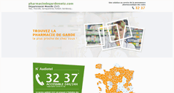 Desktop Screenshot of pharmaciedegardemetz.com